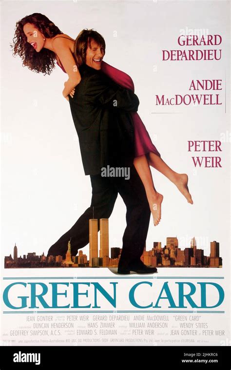 Aug 27, 2022 ... ... Green Card, staring French sensation Gerard Depardieu and early 90's darling Andie MacDowell. In addition to talking the shenanigans that ...